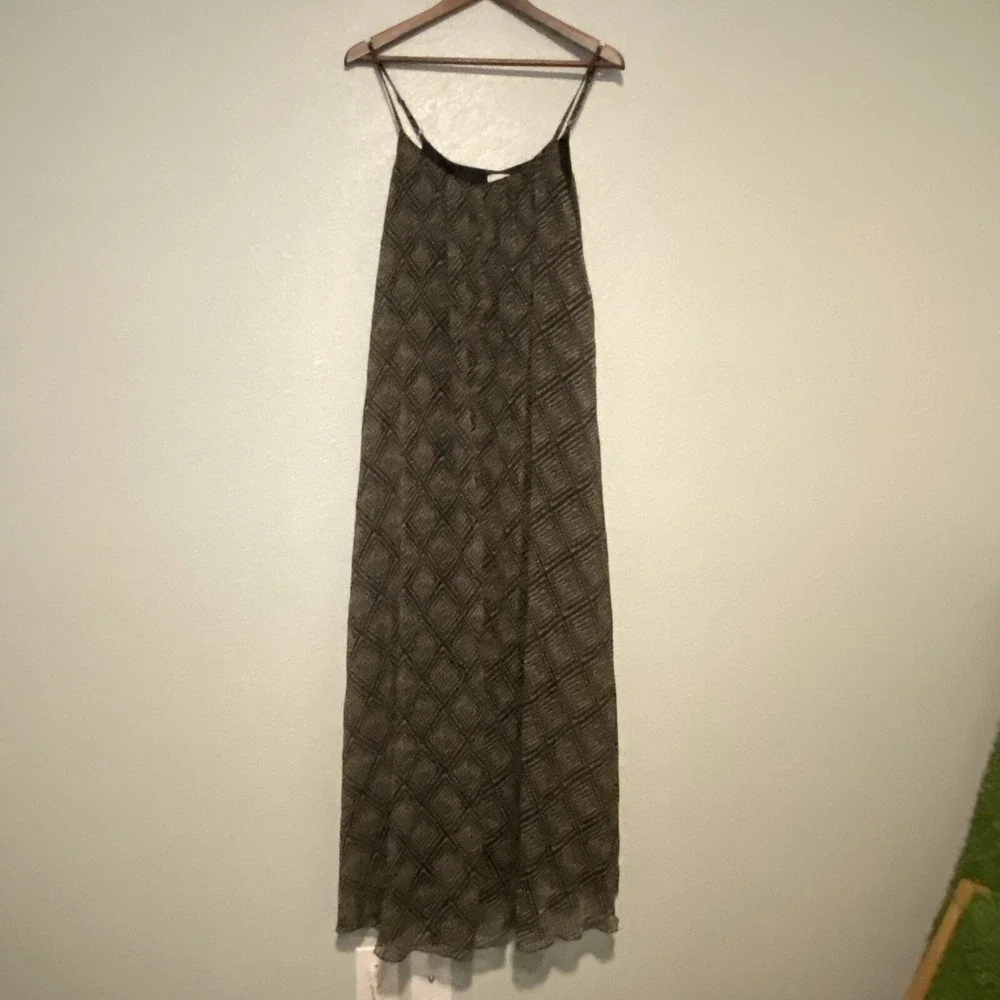 Jessica Simpson Maternity Spaghetti Maxi Dress Sz Medium‎ Aztec